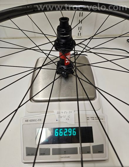 roues duke sls 4 dt swiss dt240 exp cx ray 1206g verifiées tbe  - 3