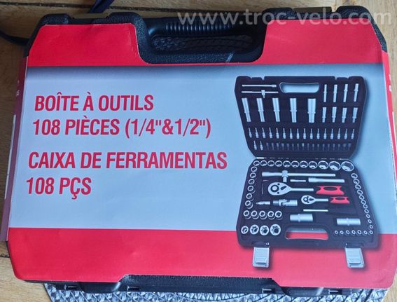 Boite à outilos 108 pièces pour vélo et auto - 2
