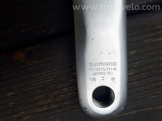 Pédalier shimano xt fcm770 / 771 - 3