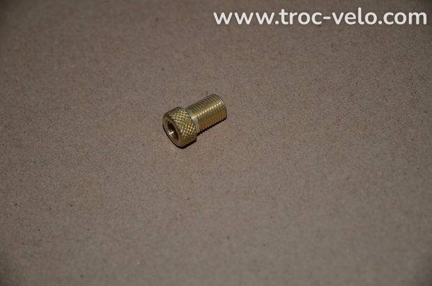 Adaptateur de valve Presta Schrader pour pompe de velo neuf - 1