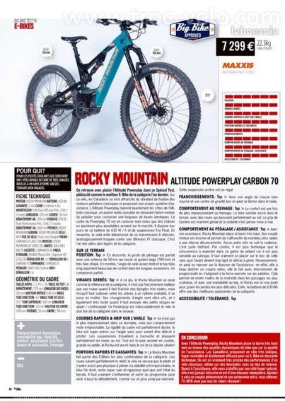 Vttae Rocky Mountain Altitude Powerplay 70 Carbone - 4
