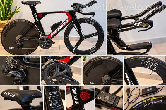 Merida Time Warp TT CF4 Di2 – Taille L – PRO 3 Spoke + FFWD lenticulaire - 2