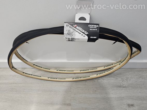 Paire de boyaux Vittoria corsa cx graphene 2.0