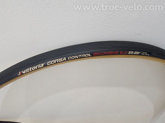 Paire de boyaux Vittoria corsa cx graphene 2.0 - 3