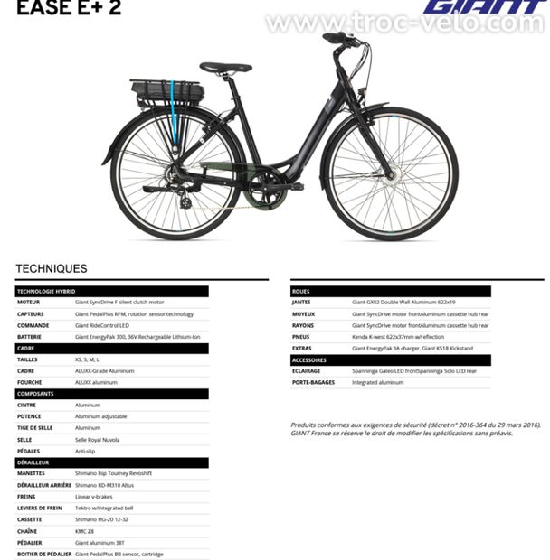 GIANT EASE E+2 - 2