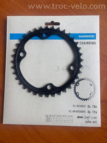 Plateau 36  dents dira ace - 2