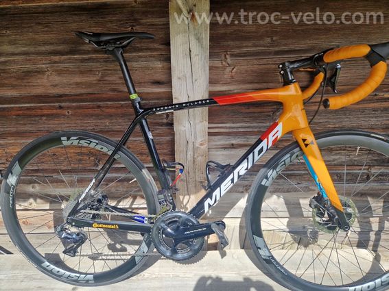 Merida scultura team disc bahrain mac laren 2022 T 55 1250kms - 3