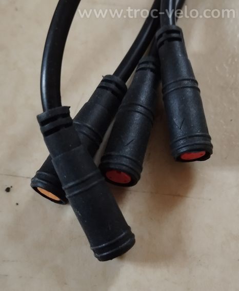Câbles vélo électrique Hitway complet comme neuf long : 140cm - 3