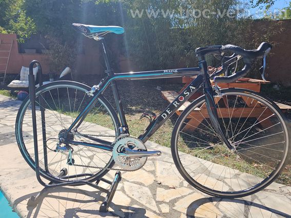 DE ROSA King Carbone 2004 - Full Shimano Dura-Ace 3x10v - Entièrement révisé