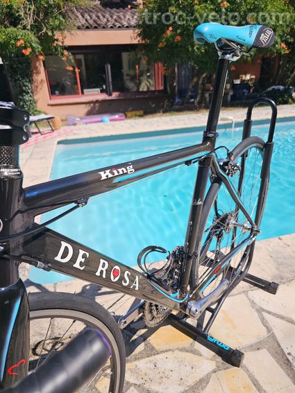 DE ROSA King Carbone 2004 - Full Shimano Dura-Ace 3x10v - Entièrement révisé - 8
