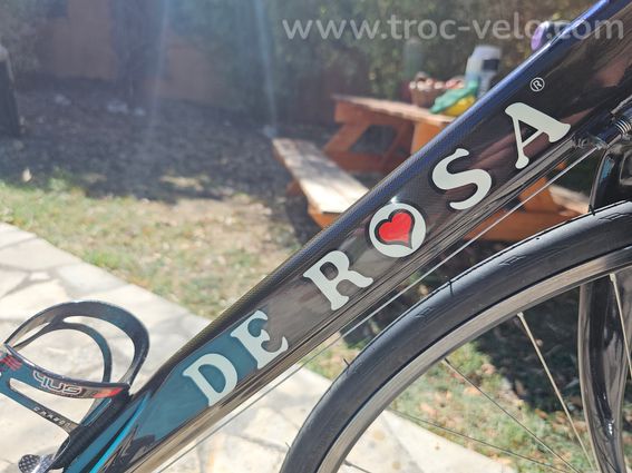 DE ROSA King Carbone 2004 - Full Shimano Dura-Ace 3x10v - Entièrement révisé - 12
