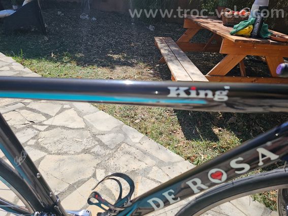 DE ROSA King Carbone 2004 - Full Shimano Dura-Ace 3x10v - Entièrement révisé - 15
