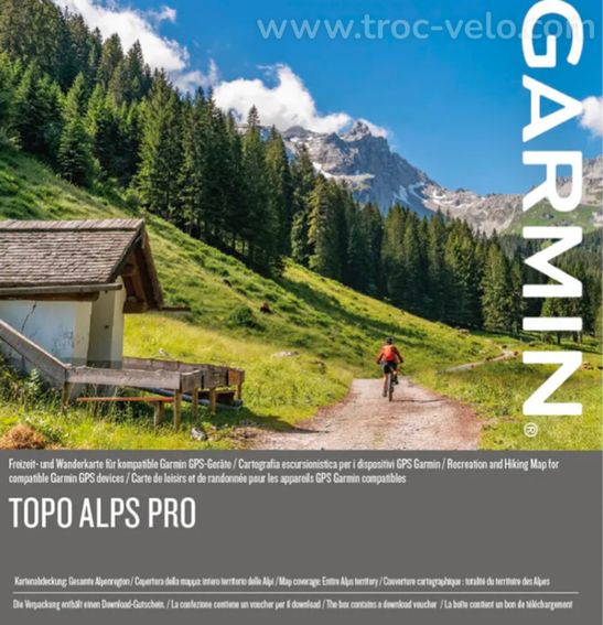 Garmin Topo Alps Pro – Carte GPS