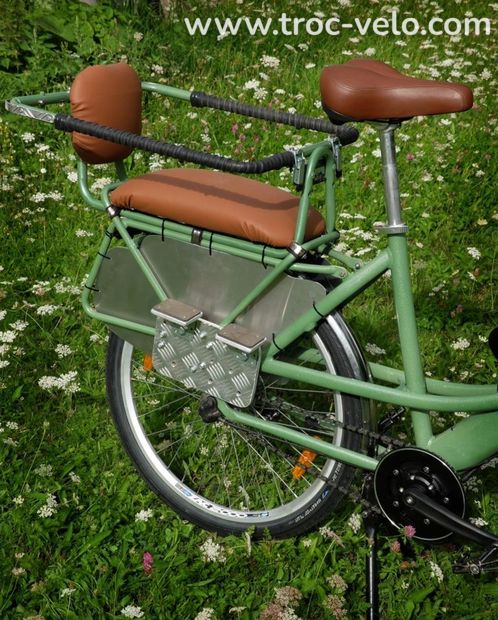 Vélo vtc vae cargo éléctrique longtail porteur GITANE PNEUS NEUFS TOUT ÉQUIPÉ ÉXCELLENT ÉTAT - 2