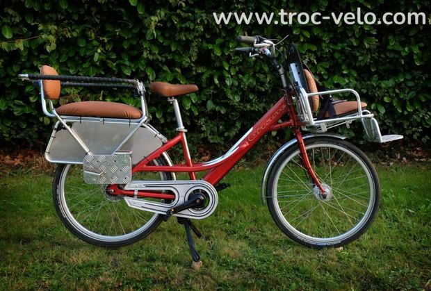 Vélo vtc vae cargo éléctrique longtail porteur GITANE PNEUS NEUFS TOUT ÉQUIPÉ ÉXCELLENT ÉTAT - 7