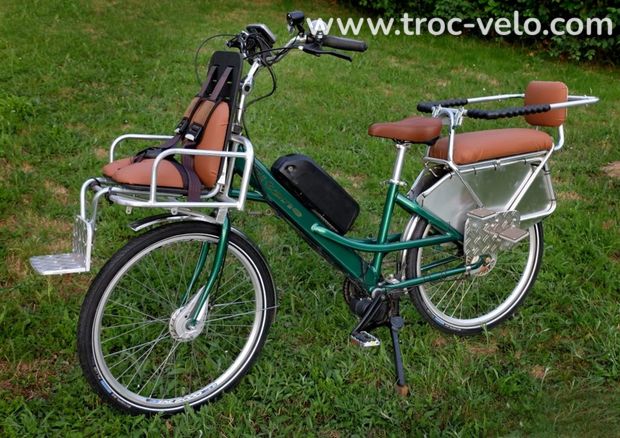 Vélo vtc vae cargo éléctrique longtail porteur GITANE PNEUS NEUFS TOUT ÉQUIPÉ ÉXCELLENT ÉTAT - 9