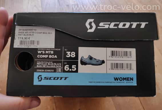 Chaussures Scott MTB femme pour pédales automatiques, T38 - 9