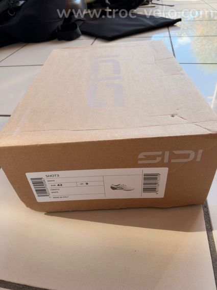 sidi shot 3 neuf blanc chaussure route 42 - 3