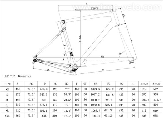 Gravel Carbonda CFR 707 Sram Force/GRX 820 - 5