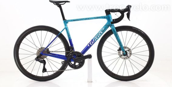 Produit Reconditionne Wilier 0 Slr Di2 12v Bleu Velo De Route Tres Bon Etat