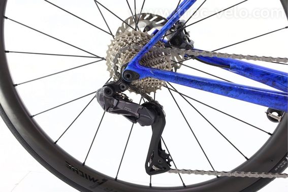 Produit Reconditionne Wilier 0 Slr Di2 12v Bleu Velo De Route Tres Bon Etat - 3