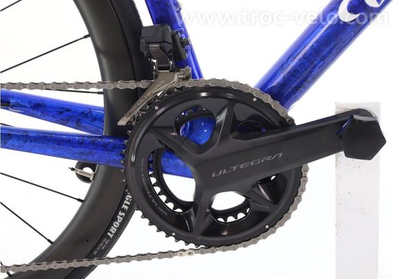 Produit Reconditionne Wilier 0 Slr Di2 12v Bleu Velo De Route Tres Bon Etat - 4