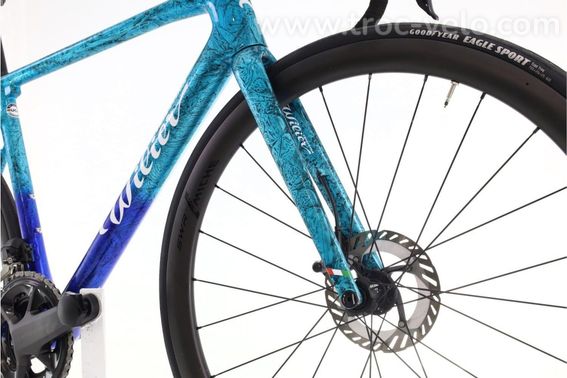 Produit Reconditionne Wilier 0 Slr Di2 12v Bleu Velo De Route Tres Bon Etat - 5