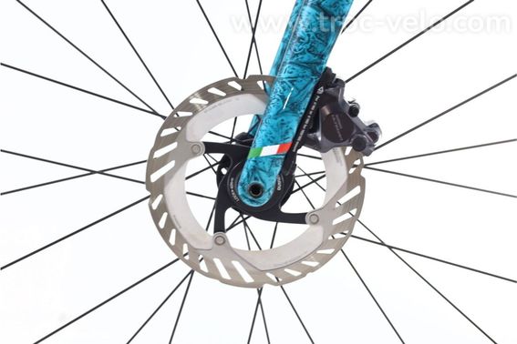 Produit Reconditionne Wilier 0 Slr Di2 12v Bleu Velo De Route Tres Bon Etat - 7