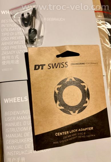 Paire de roues DT Swiss XR1700 Spline Shimano MS NEUVE - 7