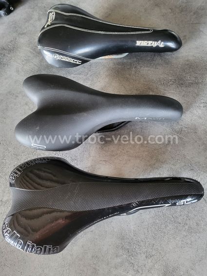 Selle Selle Bassano POGO 1998 Made In Italy - VTT/Randonnée - Noire - Occasion