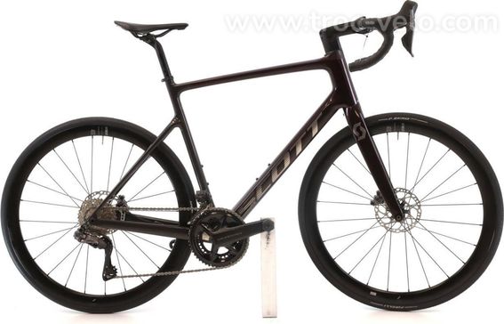 Produit Reconditionne Scott Addict Se Di2 12v Brun Velo De Route Tres Bon Etat