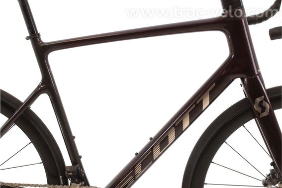 Produit Reconditionne Scott Addict Se Di2 12v Brun Velo De Route Tres Bon Etat - 2