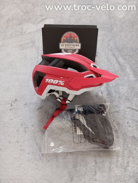 Casque VTT / DH / freeride 100% cent pourcent Altec Fidlock Rouge L/XL - 2