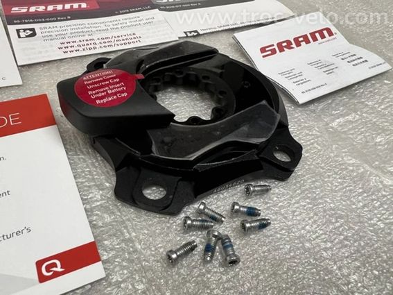 SRAM QUARQ Power Meter Spider 107 BCD Rouge Force AXS 12 vitesses