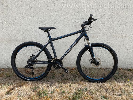 VTT B'Twin Rockrider RR 500 - Taille M - Pneus neufs, transmission révisée