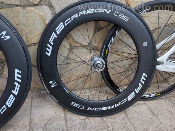Vélo de piste WAB Carbon Aero complet parfait état   - 4