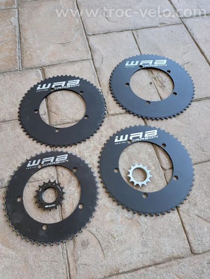 Vélo de piste WAB Carbon Aero complet parfait état   - 9