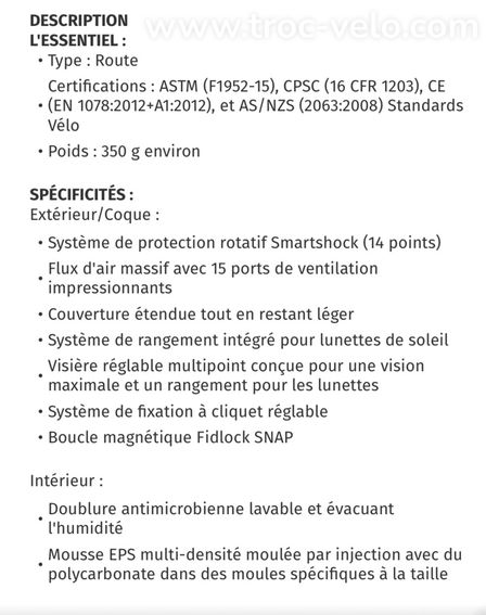 Casque 100% Altec Fidlock noir / bleu TAILLE XS / S - 5