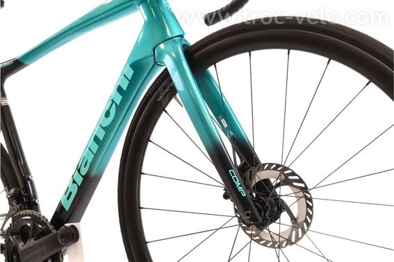 Produit Reconditionne Bianchi Specialissima Comp Di2 12v Bleu Velo De Route Tres Bon Etat - 6