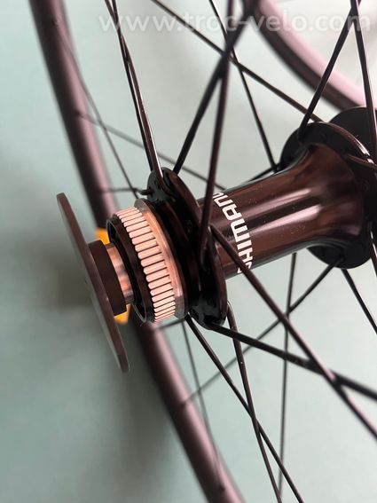 Paire roues carbone Shimano 105 RS710 C32 Disc NEUVES - 3