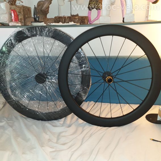 Disques offerts Paire roues carbones disc 50mm ou 38mm neuves pour shimano ou sram,  - 3