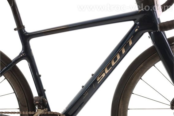 Produit Reconditionne Scott Addict 20 Di2 12v Bleu Velo De Route Tres Bon Etat - 2