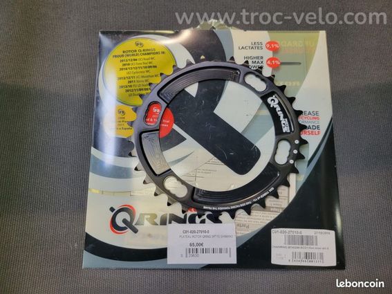 Plateau Rotor Qrings 34 dents Alu neuf