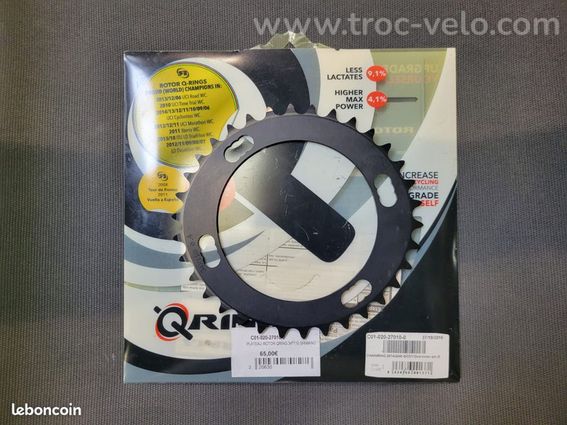 Plateau Rotor Qrings 34 dents Alu neuf - 2