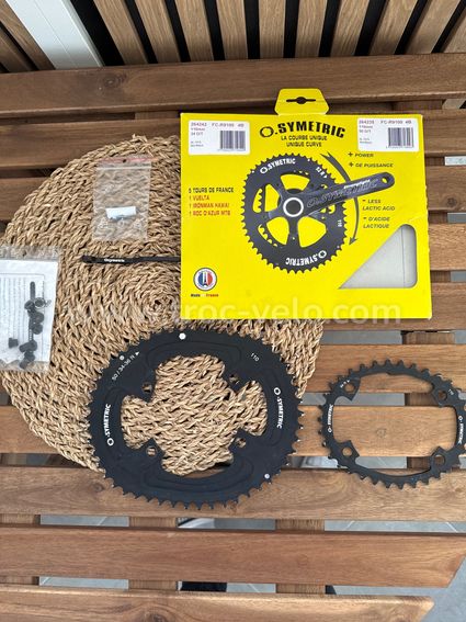pedalier SHIMANO 105 couronnes OSYMETRIC vélo COURSE