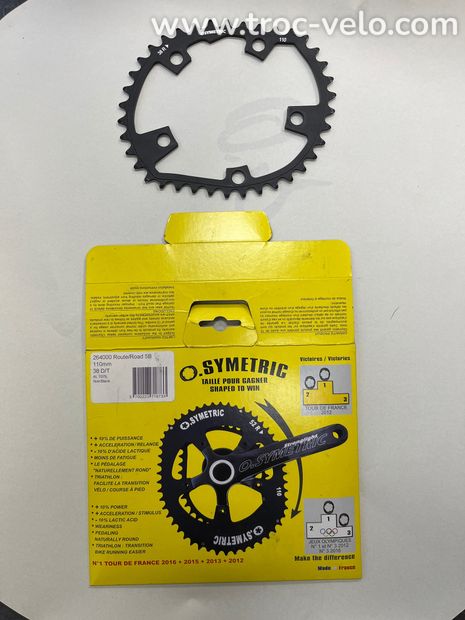 Plateau O symetric 38 dents 110 mm - 1