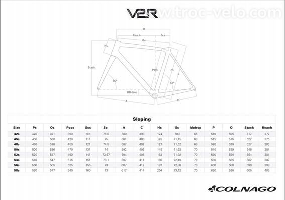 Cadre Colnago V2R taille 54s - 5