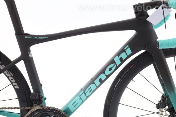 Produit Reconditionne    Bianchi Specialissima Di2 12v    Noir   Velo De Route   Tres Bon Etat - 2