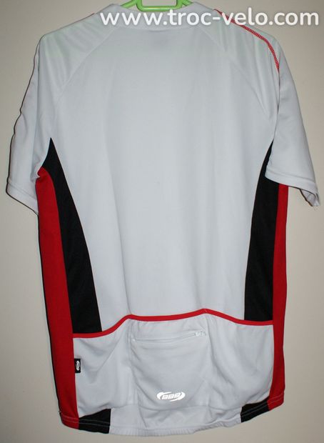 Maillot vélo été manches courtes - homme - blanc - xxl - marque "BBB" - 2