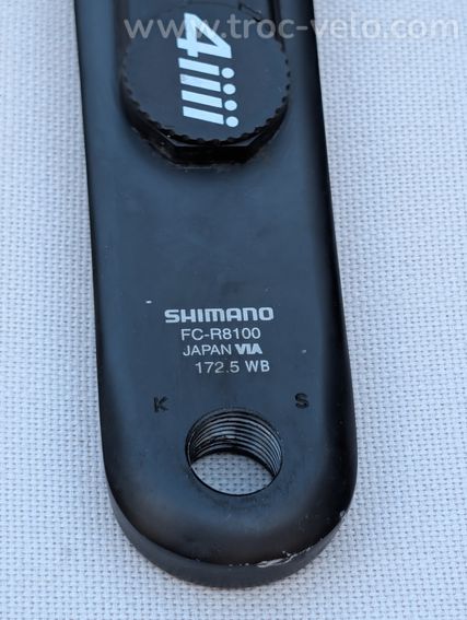 Capteur de puissance 4iiii - Pédalier 12v Ultegra R8100 - 7